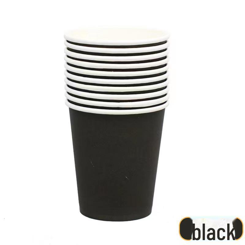 Pahare de Hârtie Colorate în Dungi pentru Decor de Petrecere și Celebrații