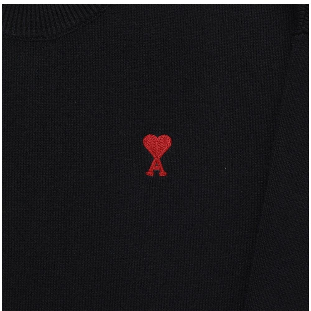 Ami Uks046 Kn0042 001 Ami De Coeur Small Heart Logo Public Knit