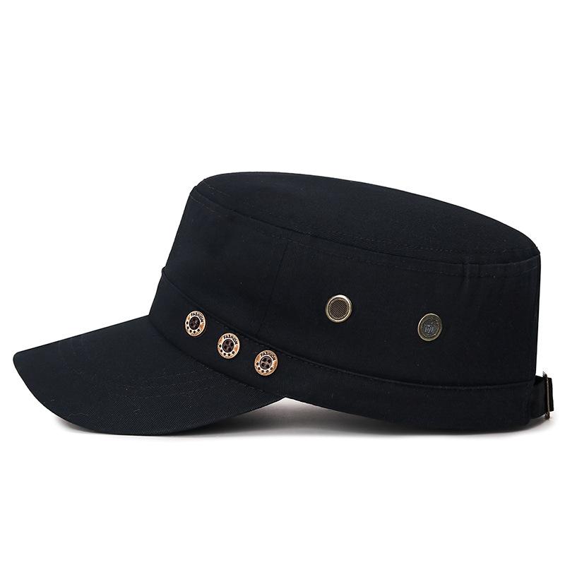 Men's Side-stitched Three-button Vent Flat Hat Sun Protection Outdoor Casual Baseball Hat