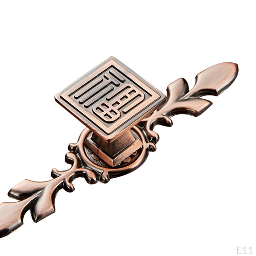 Chinese Traditional Style Cabinet Knob Cupboard Drawer Pull Handle Dresser Pulls
