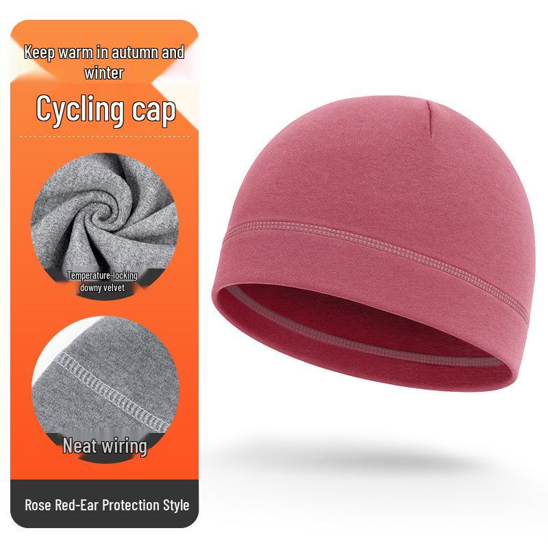 Windproof Winter Cycling Beanie: Warm Ear-Covering Hat for Motorcycling, Running & Sports