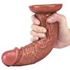 Color Simulation Penis Female Adult Products Male Chrysanthemum Penis Sucker Soft and Thick Big Eggless Masturbation Device