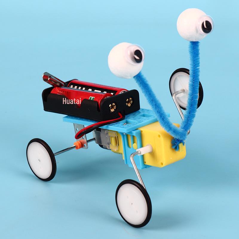 DIY Electric Crawler Robot Kit for Primary School Boys - Creative Handmade Project