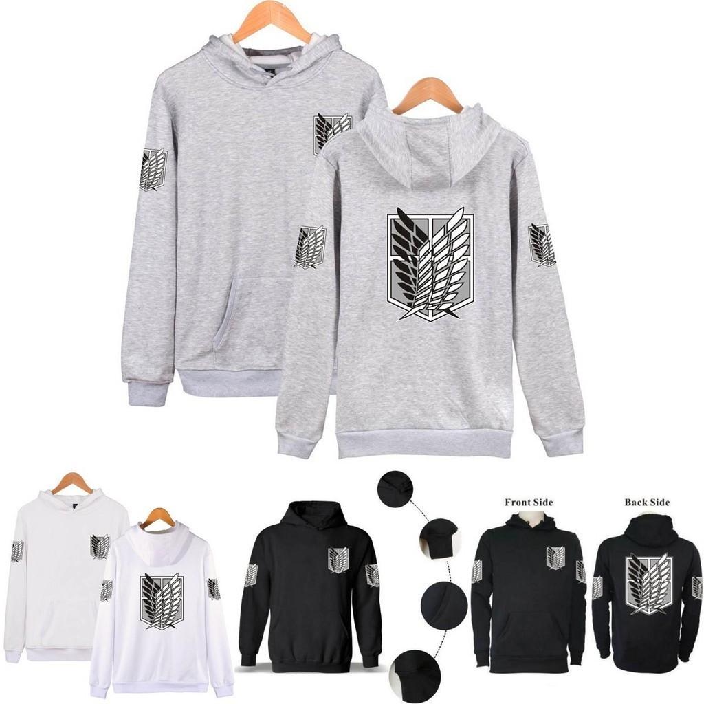 No Kyojin Attack On Titan Wings Hoodie Cozy Pullover For Ultimate Comfort**