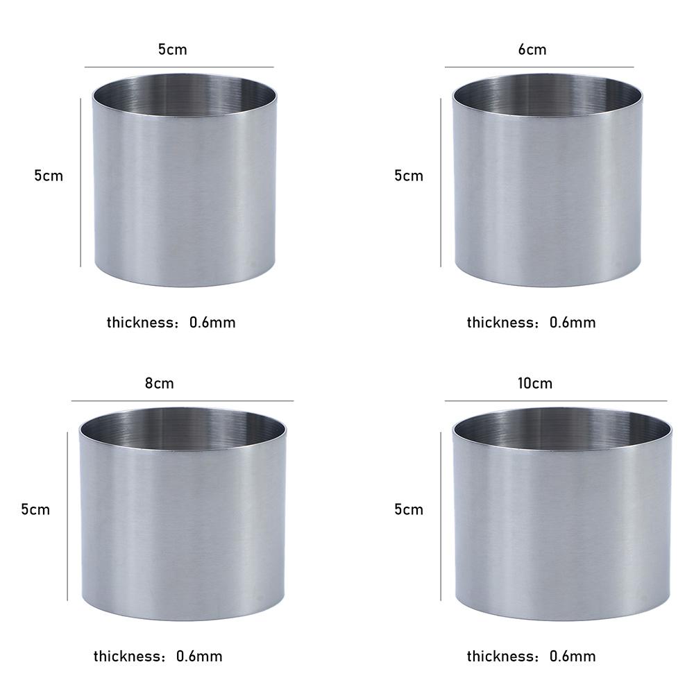 Round Shape Pastry Mousse Cake Cutter Circle Kitchen Gadgets Baking Tool Cake Mold Cake Ring Mold