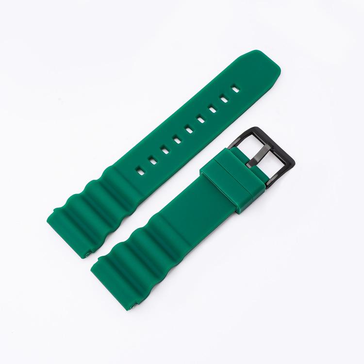 Cinturino in silicone da 22 mm per Seiko, cinturino in gomma da 20 mm, cinturino sportivo impermeabile per immersioni, cinturino di ricambio in gomma per uomo, accessori per orologi