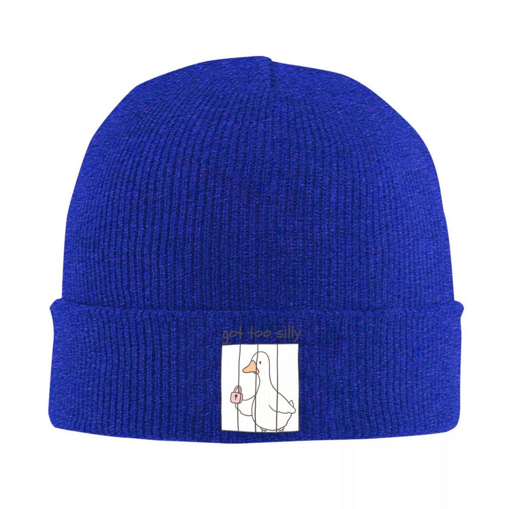 Got Too Silly Goose Funny Warm Knitted Cap Fashion Bonnet Hat Autumn Winter Outdoor Beanies Hats for Unisex Adult