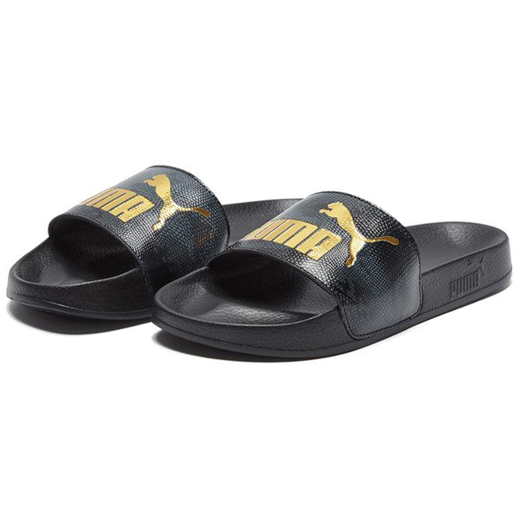 Puma Leadcat Snake Lux Klapki Unisex Czarne 370693-01