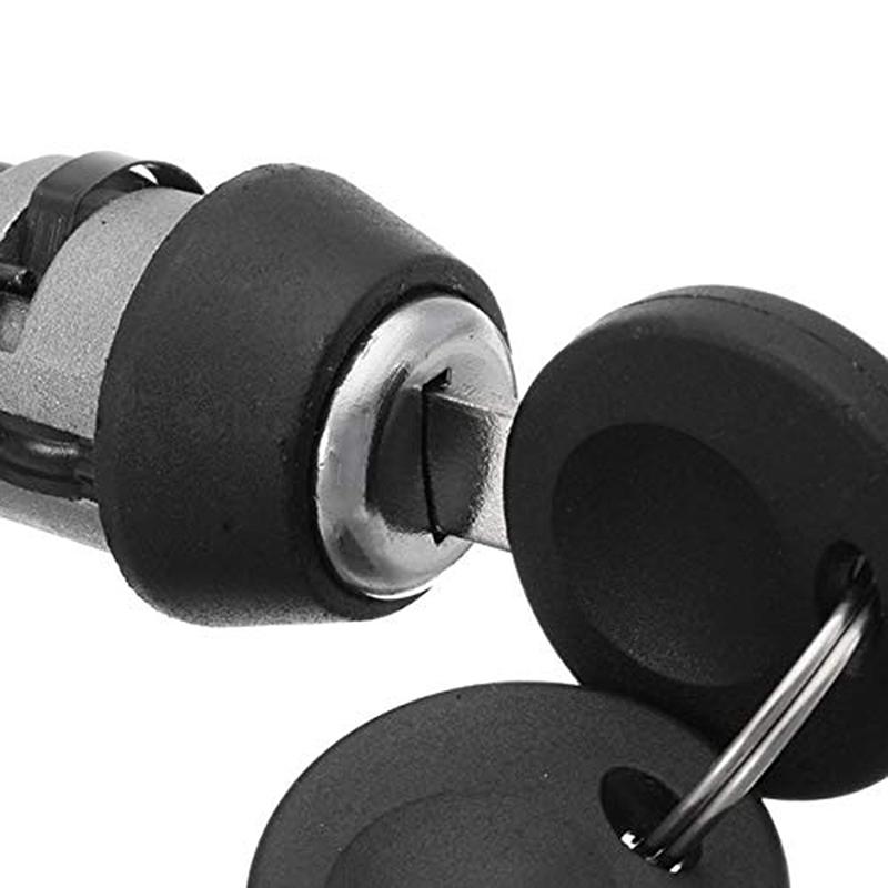 Car Ignition Switch Lock Cylinder with 2 Keys for VW Golf Beetle Transporter T4,Heavy Duty Steering Column Starter Switch Keyed Alike Lock Barrel