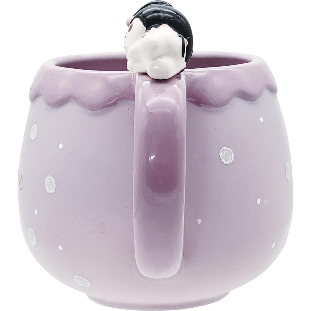 Sanart Sanrio Kuromi Mug with Figure Goodnight Birthday Children (approx. 370ml) - Goods,, Tableware, Gift, Women, - SAN4971-4
