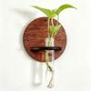 Home Ornaments Hydroponic Planter Shelf Wooden Planter Holder Wall Decoration  Indoor Garden