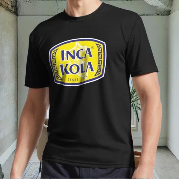 

New Peru - Inka Cola (Orig Active Logo Men s Black T shirt Funny Size S to 5XL 2XL
