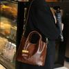 Women's Foreskin Handbag Feel Tote Bag Simple Casual One-shoulder Crossbody Bag