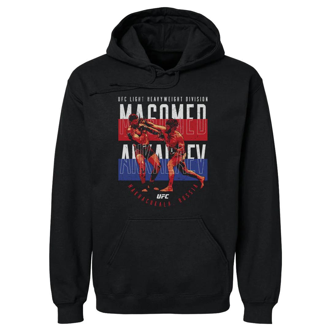 2026 Autumnwinter UFC Magomed Ankalaev Combat Graphic Hoodie Female Fashion Loose Casual Cotton Warm Sweatshirt Unisex Coat S