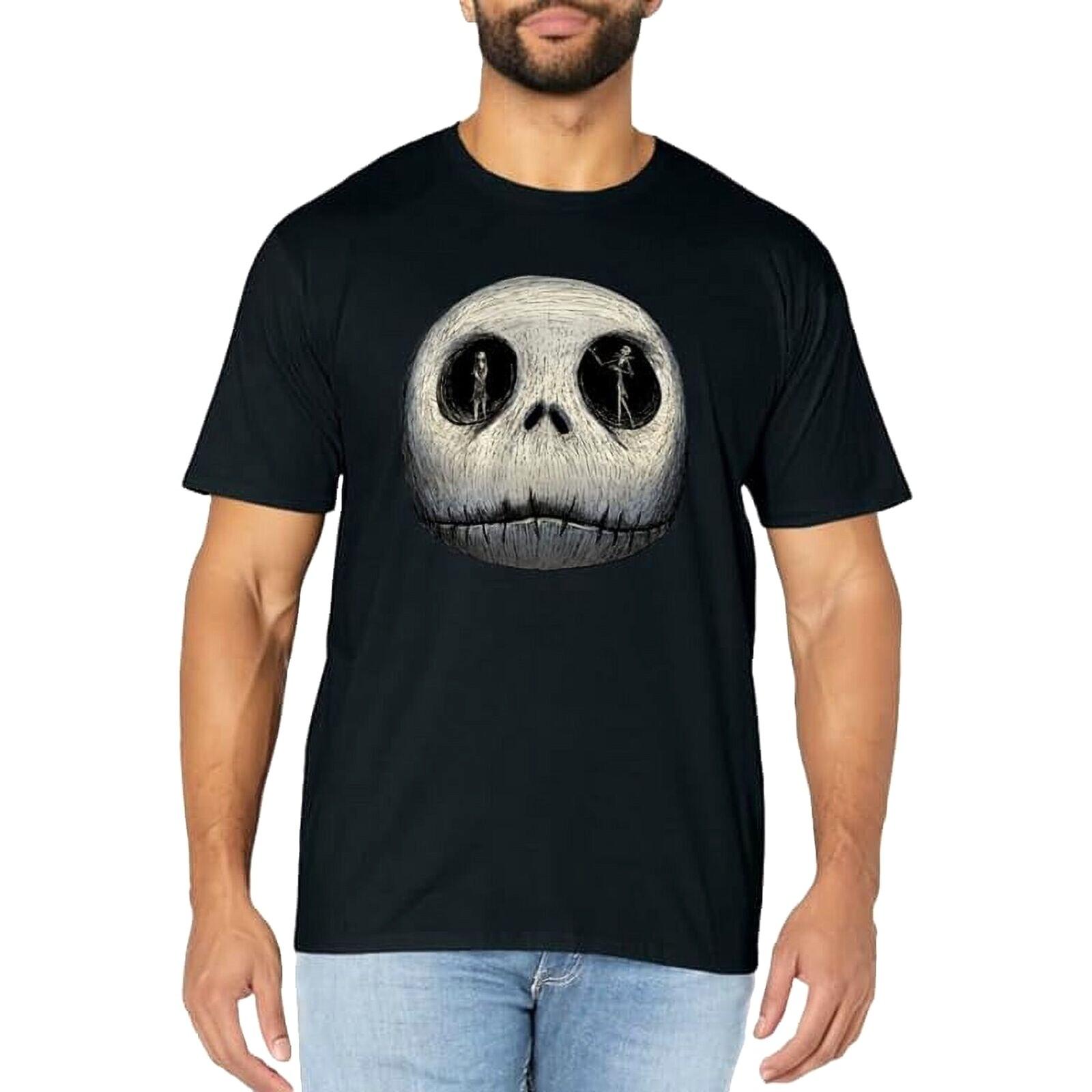 26 Disney Movie The Nightmare Before Christmas Sally and Jack Face Tee Shirt New Unisex T-Shirt M
