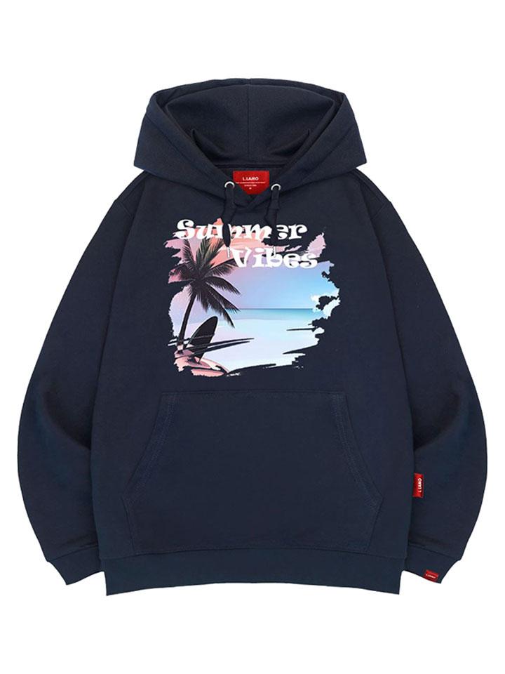 Summer Vibe Hoodie Unisex Big Size M~4Xl (A Type)
