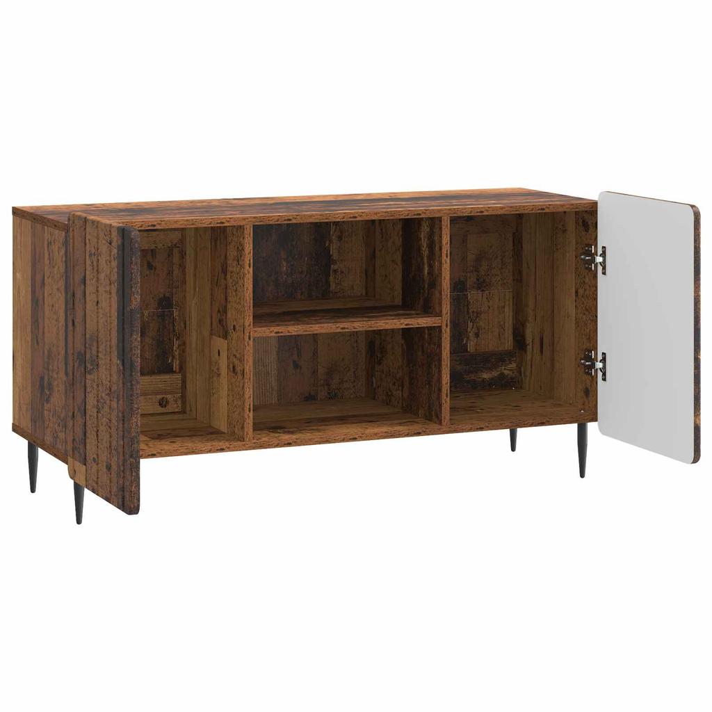 TV Cabinet Reclaimed Wood Look 102 x 34.5 x 52 cm Engineered Wood