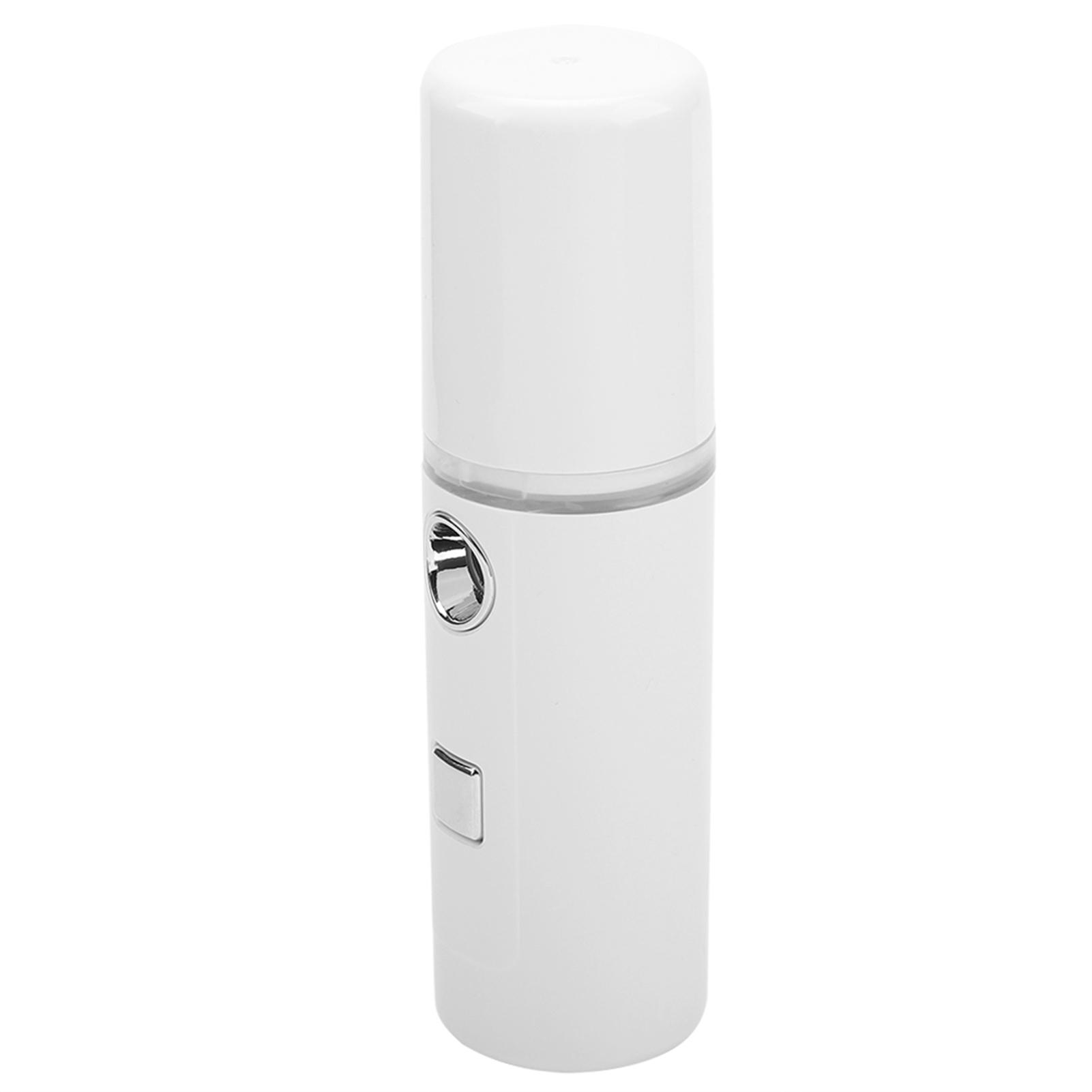 

Durable Lightweight Portable Rechargeable Humidifier Moisturing Sprayer Skin Care(White) білий