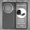 For Vivo X Fold 6 Hinge Case Aramid Carbon Fiber Magnetic Hinge Protection Case with MagSafe Central Axis Cover Super Slim Cover