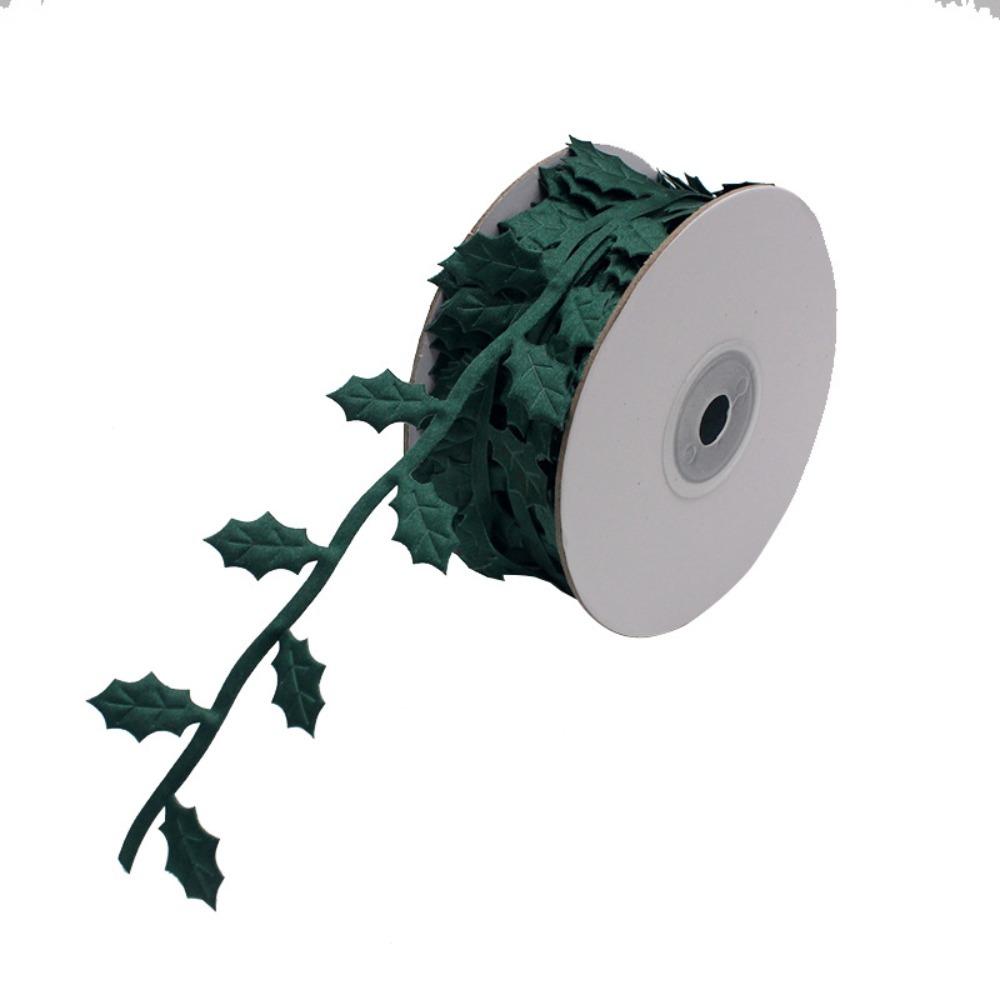 10M Length Maple Leaf Ribbon Multi Color Leaf Trim DIY Accessory Foliage Ribbon Gift Wrapping