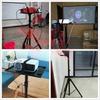 Portable Universal Projector Tripod Stand with Foldable Tray and Free Shipping