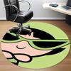 1pc Powerpuff Girls Office Round Area Rug, Under Office Chairs Bedroom Living Room Home Decor, Room Decoa1022137