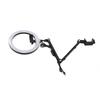 10in Live Stream Fill Light Angle Adjustable Dimmable Clip On LED Ring Light with Stand Phone Holder for Beauty Manicure