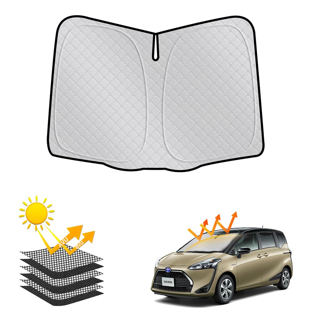 

Солнцезащитный козырек для Toyota Sienta серии 170, затемняющий 2025 новый, от жары и ультрафиолета, без присосок, солнцезащитный козырек для легкой установки в автомобиль, предотвращает конфиденциальность салона, сумка для хранения, тепло