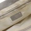 CHANEL Tote MM Tote Bag A15991 New travel line Silver Nylon canvas Women Used
