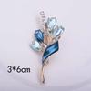 Diamond Butterfly Versatile Simple Brooch Flower Anti-light Pin Clothing Accessories Corsage