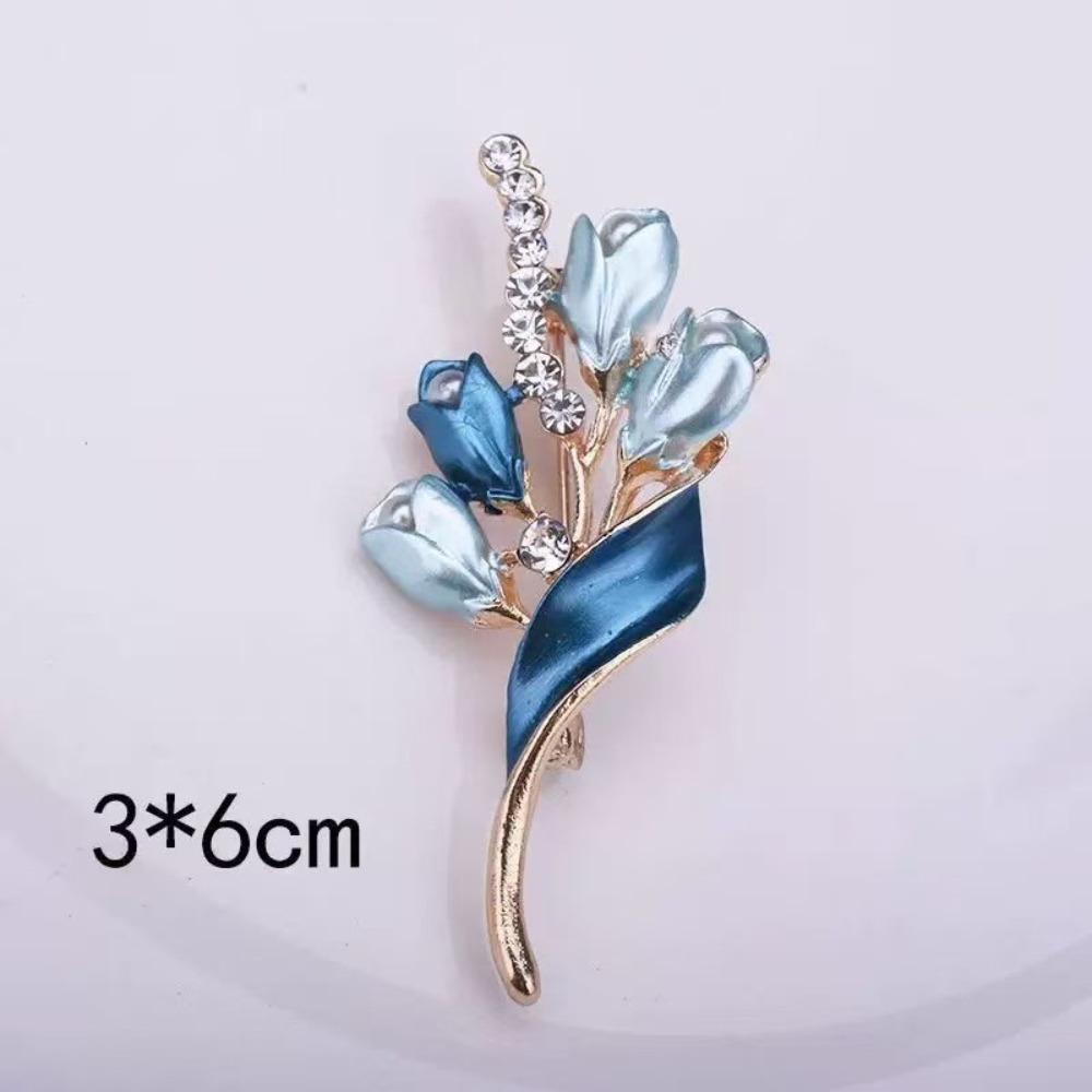 Diamond Butterfly Versatile Simple Brooch Flower Anti-light Pin Clothing Accessories Corsage