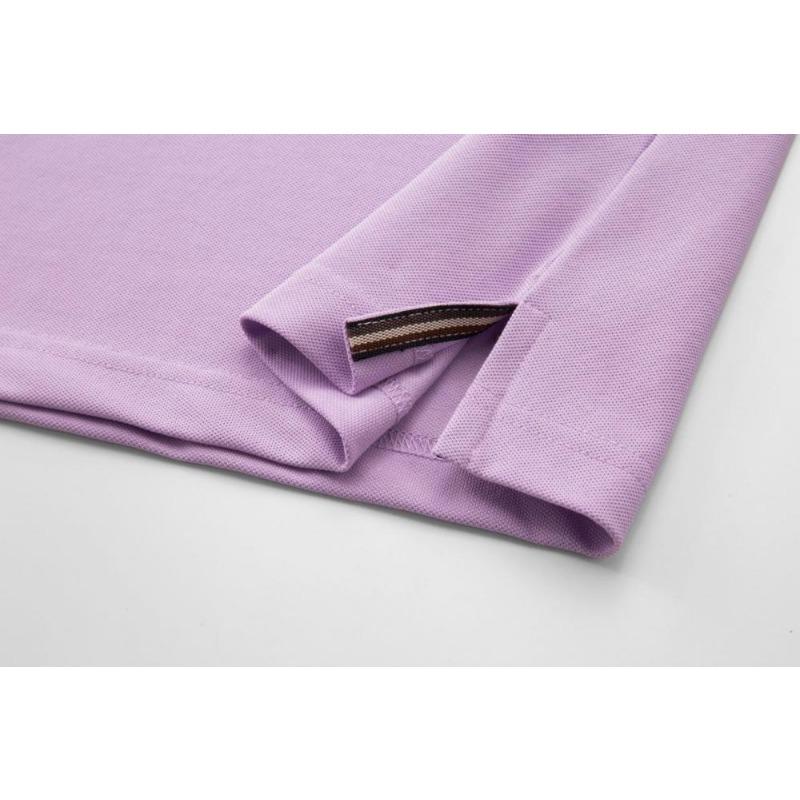 Summer Men's and Women's Lapel Short Sleeve Solid Color T-Shirt YG-688