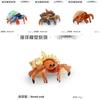 Simulation Marine Animal Pvc Hermit Crabs Sculpture For Kids Learning And Decorative Collection