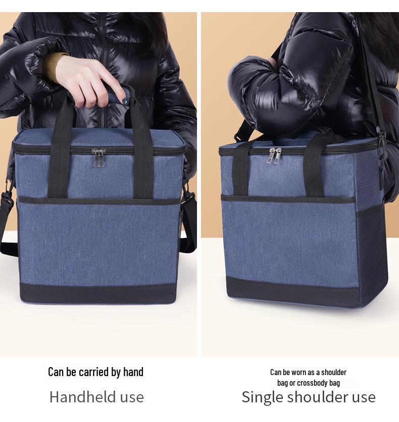 Large Capacity Insulated Oxford Cloth Picnic Lunch Bag
