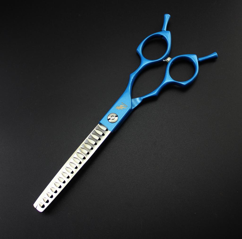 6,5 polegadas, alta qualidade, tesoura para beleza de dentes de pet, tesoura de beleza colorida, tesoura fina, tesoura de espinha de peixe