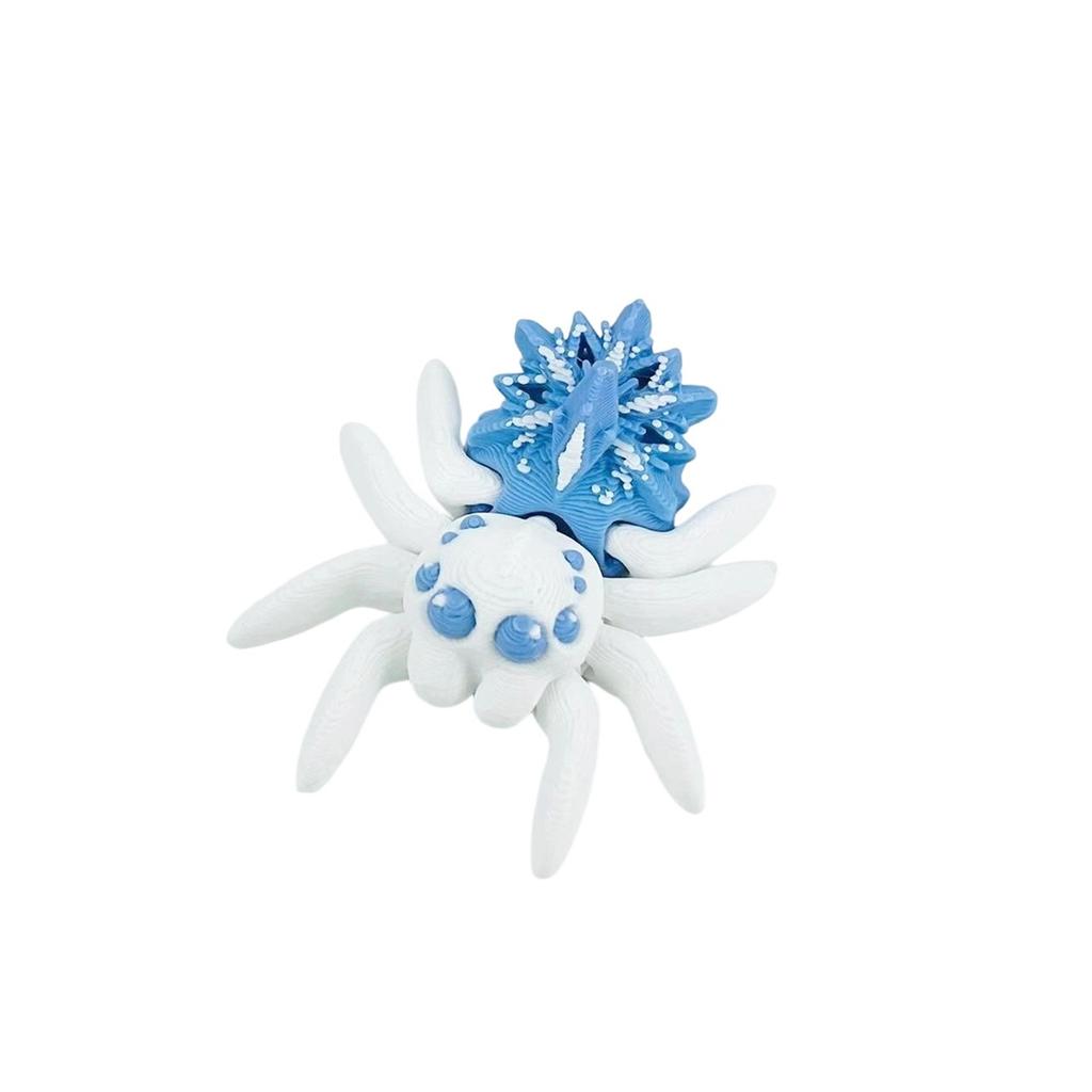 Multi Color 3D Printed Spider Toy Model, Magnetic Spider Creative Ornaments Simulation Model Small Spider