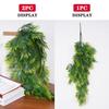 79cm Artificial Green Plants Hanging Ivy Leaves Radish Seaweed Grape Fake Flowers Vine Home Garden Wall Party Decoration