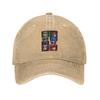 Fashion Scribble Classic Team baseball cap  Portable Summer Cap