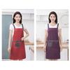 PVC Kitchen Vest Apron Oil-proof Catering Work Clothes Women's Work Waist Apron  for Home Kitchen