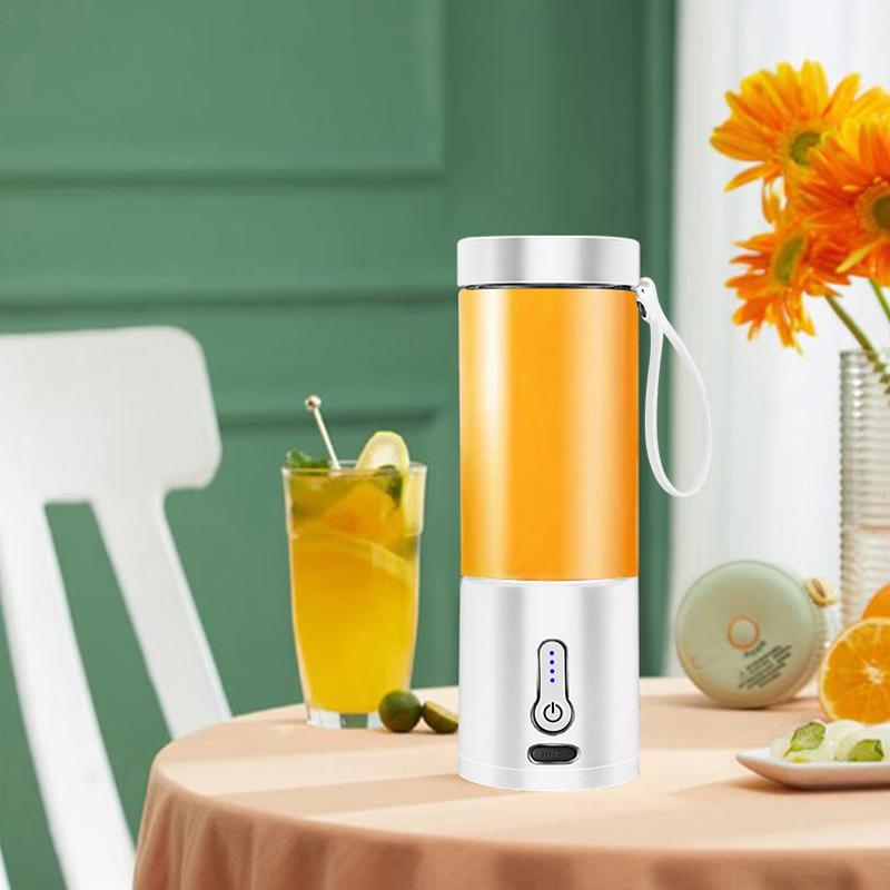 Licuadora eléctrica de 530 ml, mini licuadora USB para frutas, extractor de frutas, batidora multifunción