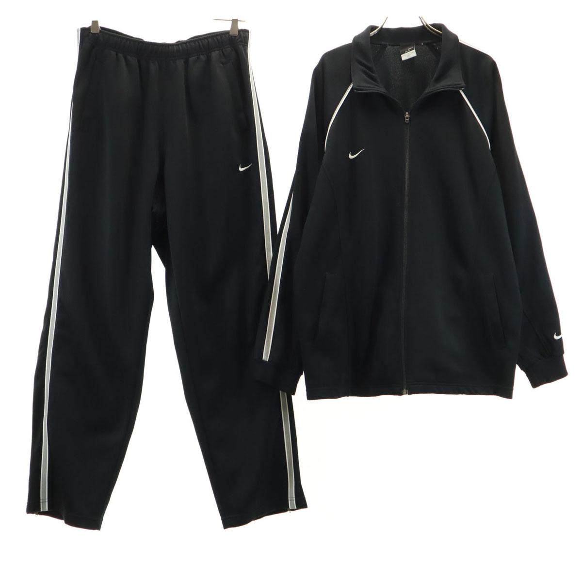 

Nike Спортивный костюм Куртка Штаны XXL черный Тренировочная майка, большой размер Мужской Б/у