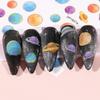Fantasy Planet Galaxy Design Nail Stickers  Adhesive Slider Decals Nail Art Stickers Manicure Decorations