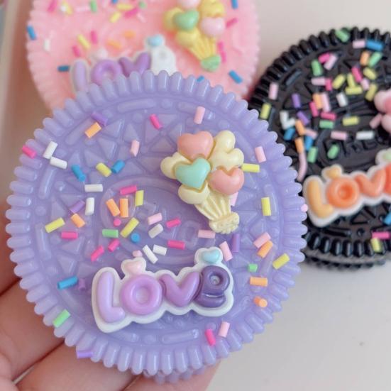 1/2 ks sendvičová hračka na mačkání sušenek, senzorická hračka na mačkání sušenek, děti, teenageři, dospělí, měkká TPR simulace jídla, hračka na mačkání