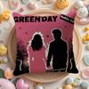 G-Green Day S-Saviors Cushion Cover Linen Organic Fabric Double-Sided Printing Breathable Pillow Case Sofa Home Decor Gift