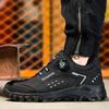 Rotating button Indestructible shoes Men Puncture-Proof Work Boots Steel toe shoes Wear resistant Safety Shoes Protection Boots