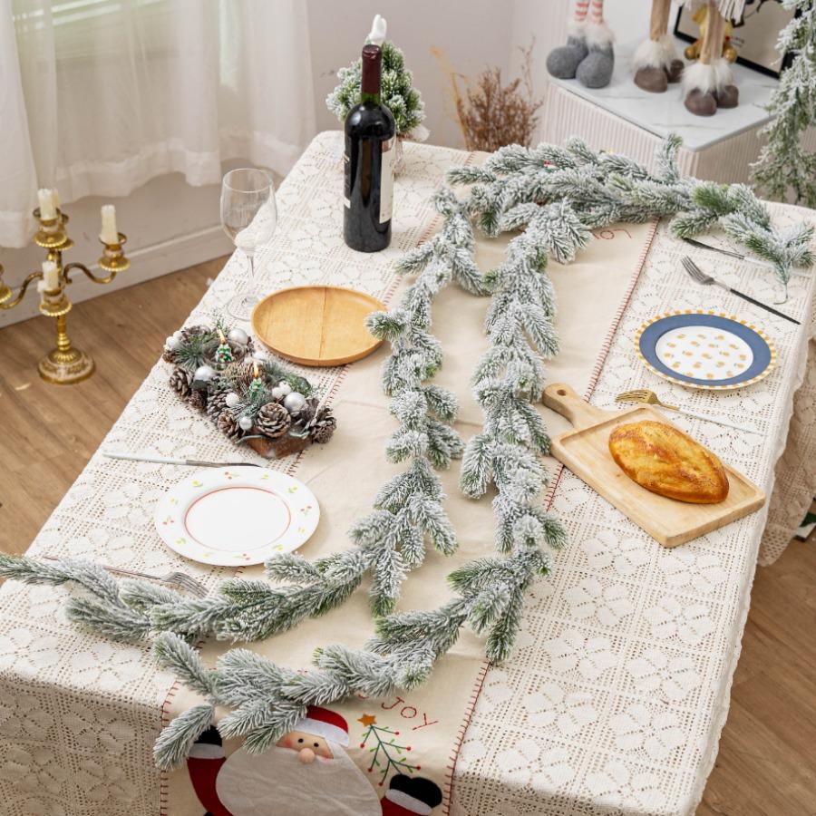 190/170cm Artificial Plant Christmas Garland Fir Pine Tree Branch Christmas Decoration Rattan Wreath Vine for Home