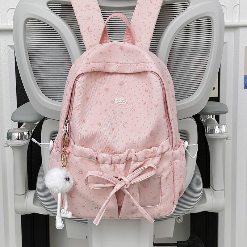 Schoolbag Japanese ins style schoolbag for female niche students Simple and cute girl backpack for junior high school girls Small fresh backpack