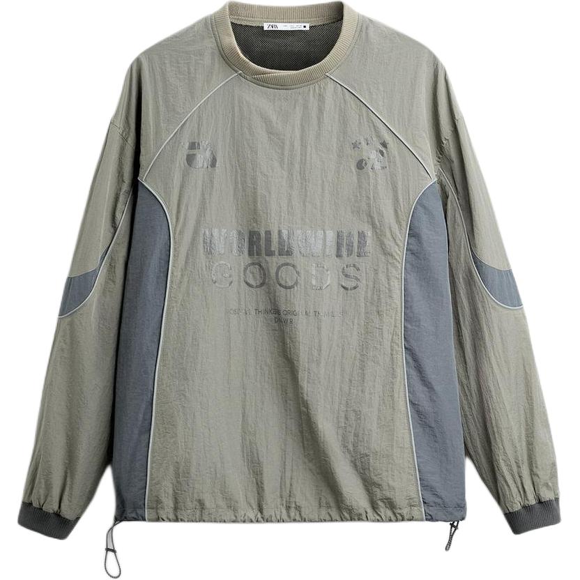 ZARA Sweatshirts Men's Crew Neck Moderate Regular 01437327-35