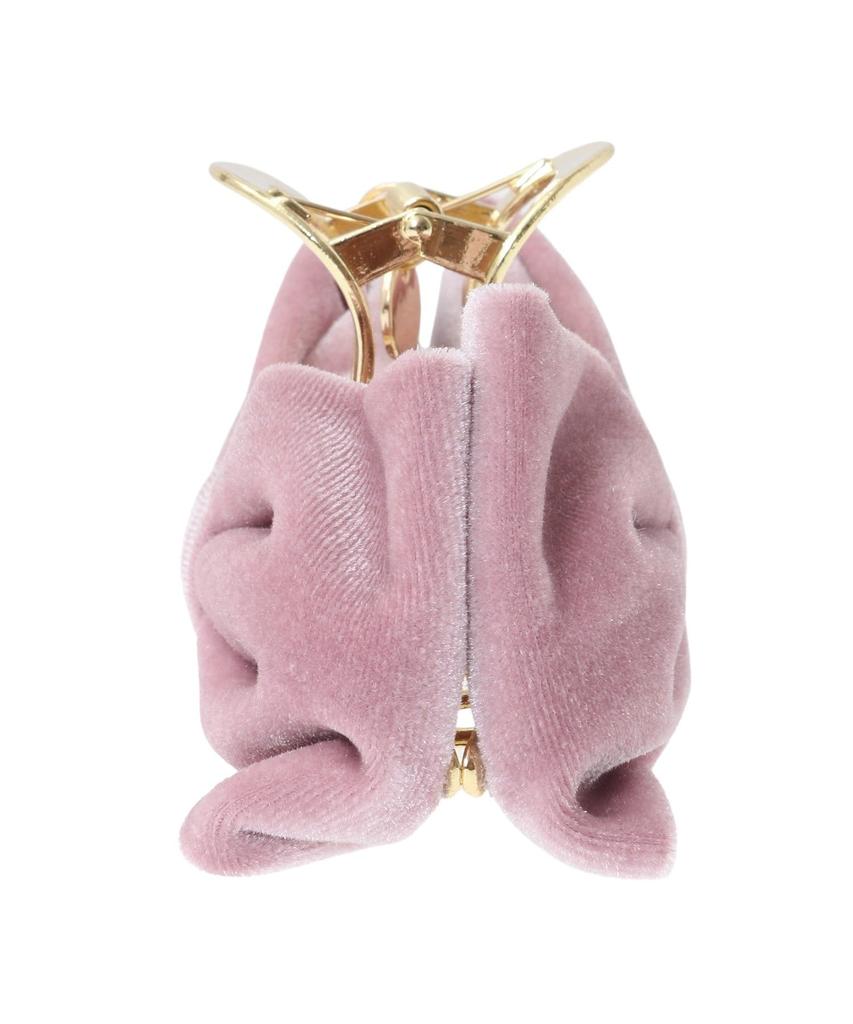 Maison De Fleur Velvet Memento Ribbon Pink Women's Clip,