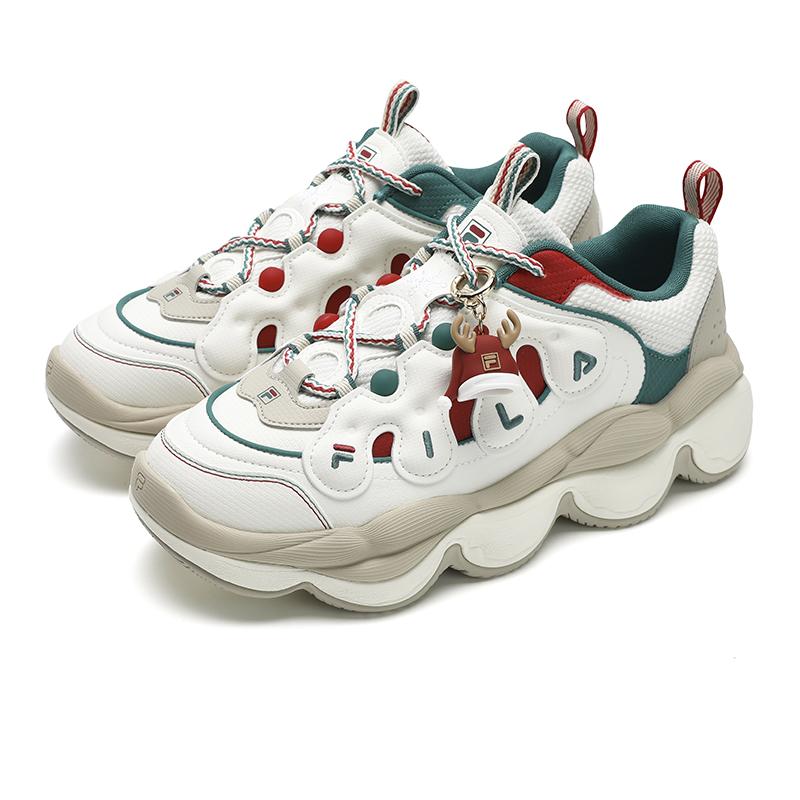 FILA Pease Fashion Comfortable Durable Low-Top Casual Shoes Women sneaker White F12W511109FSC